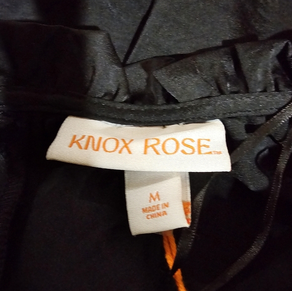 NWT Knox Rose Black Blouse‎ - Picture 7 of 9